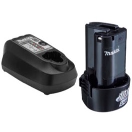 Makita Li-Ion 10,8V Batter + Lader ( originale Makita dele)